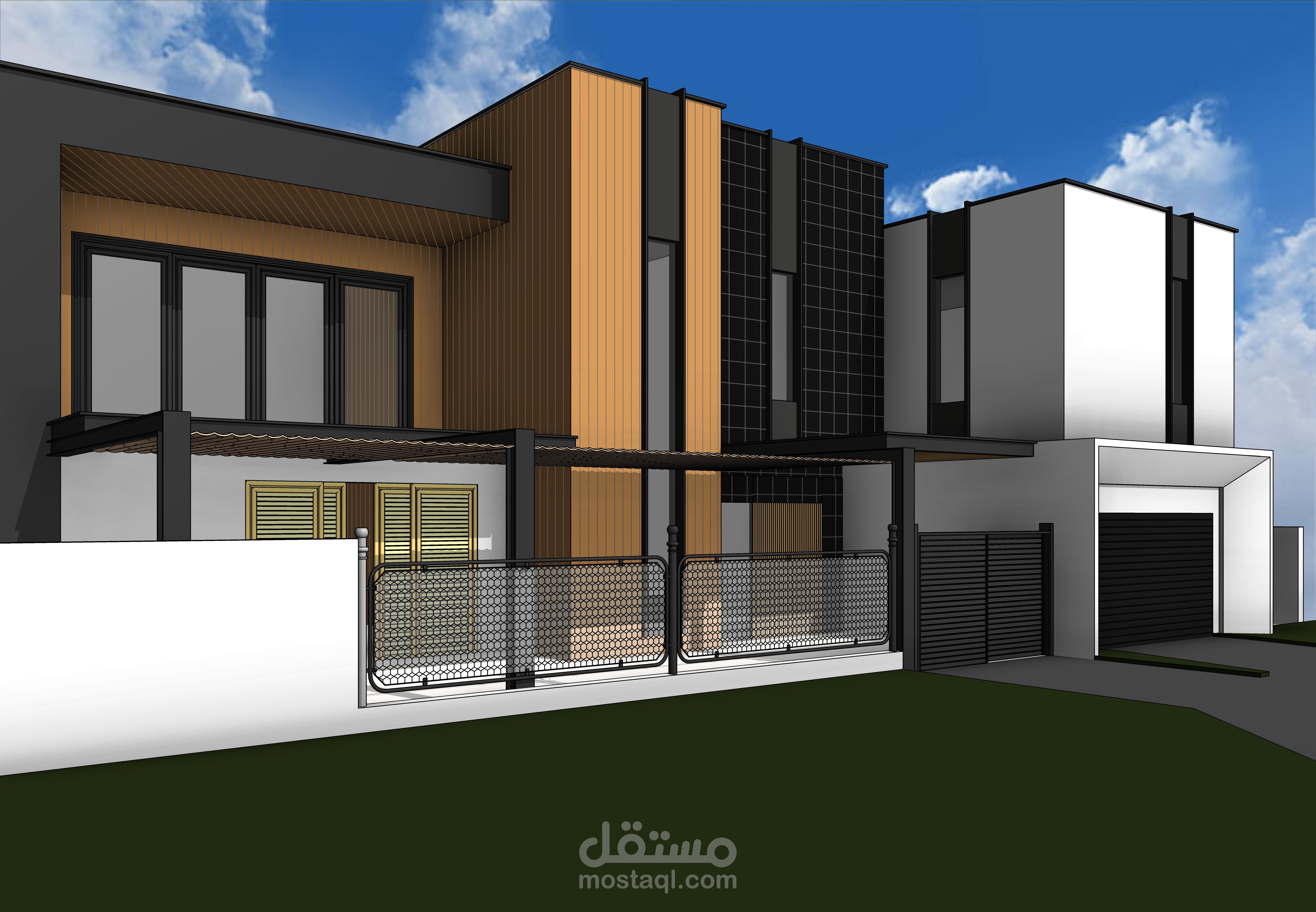 تصميم فيلا 3D