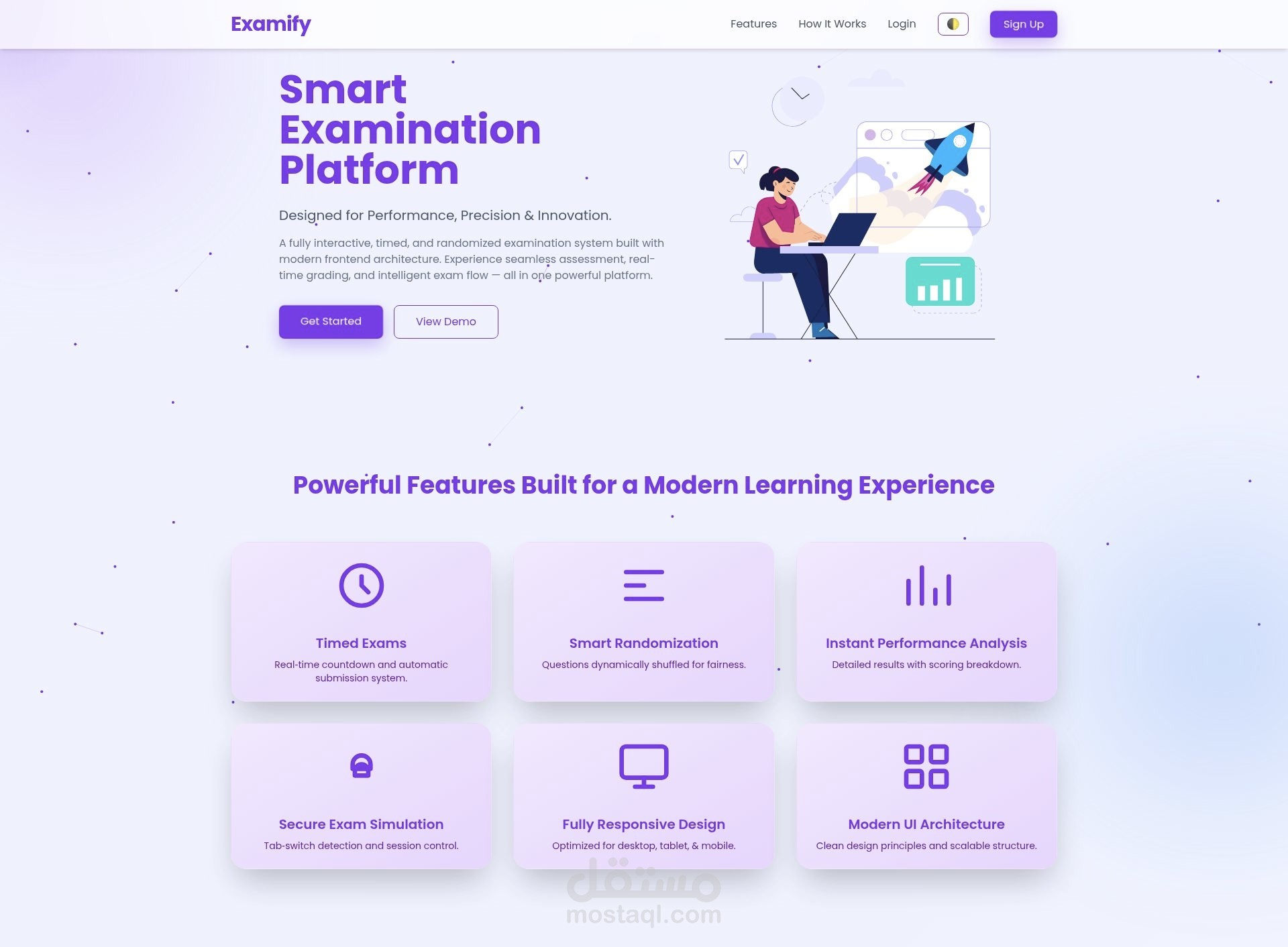 Examify -  منصة اختبارات ذكية