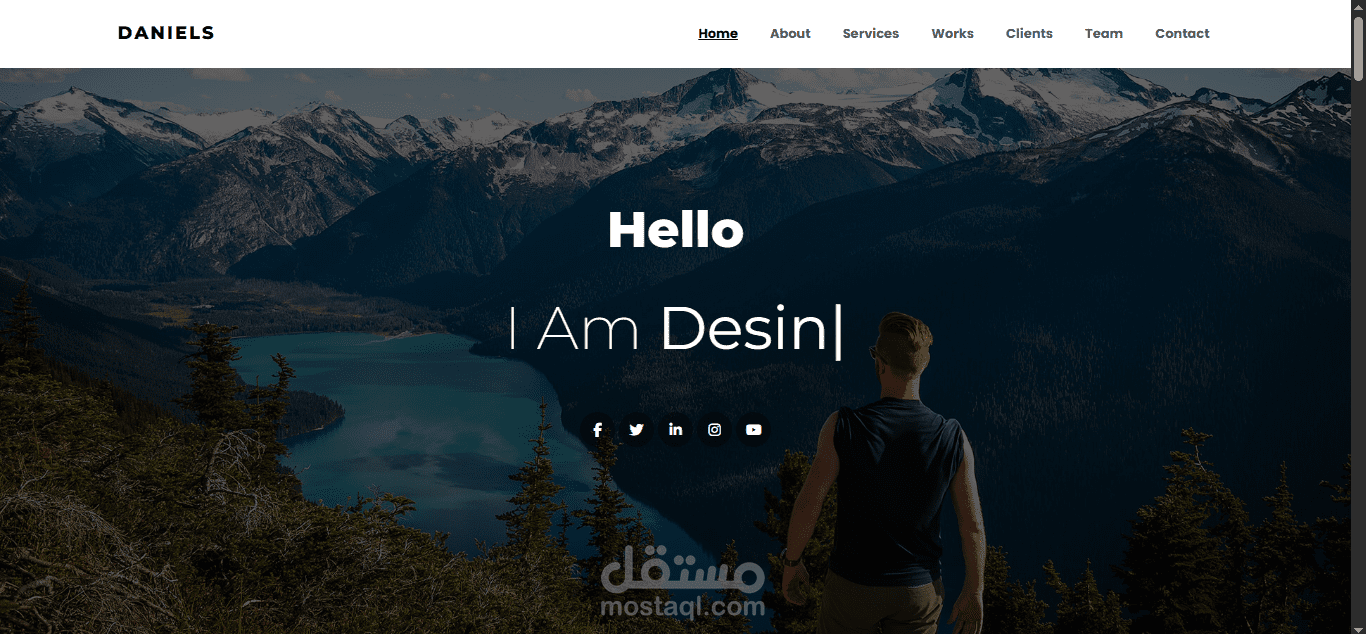برمجة معرض أعمال (Portfolio) عصري ومتجاوب بالكامل | HTML - CSS - Bootstrap
