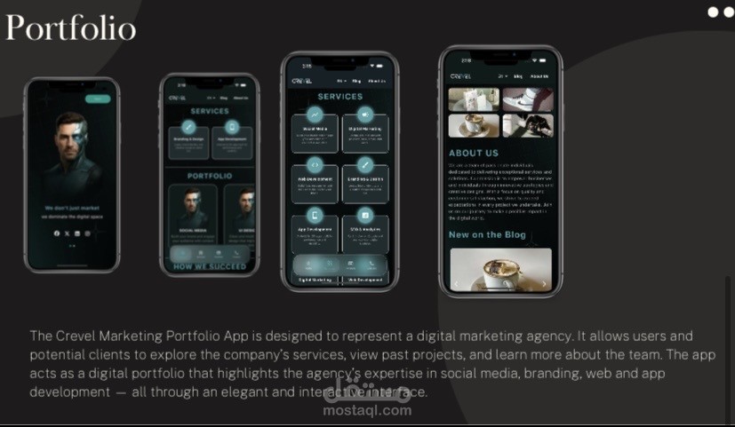 Portfolio app