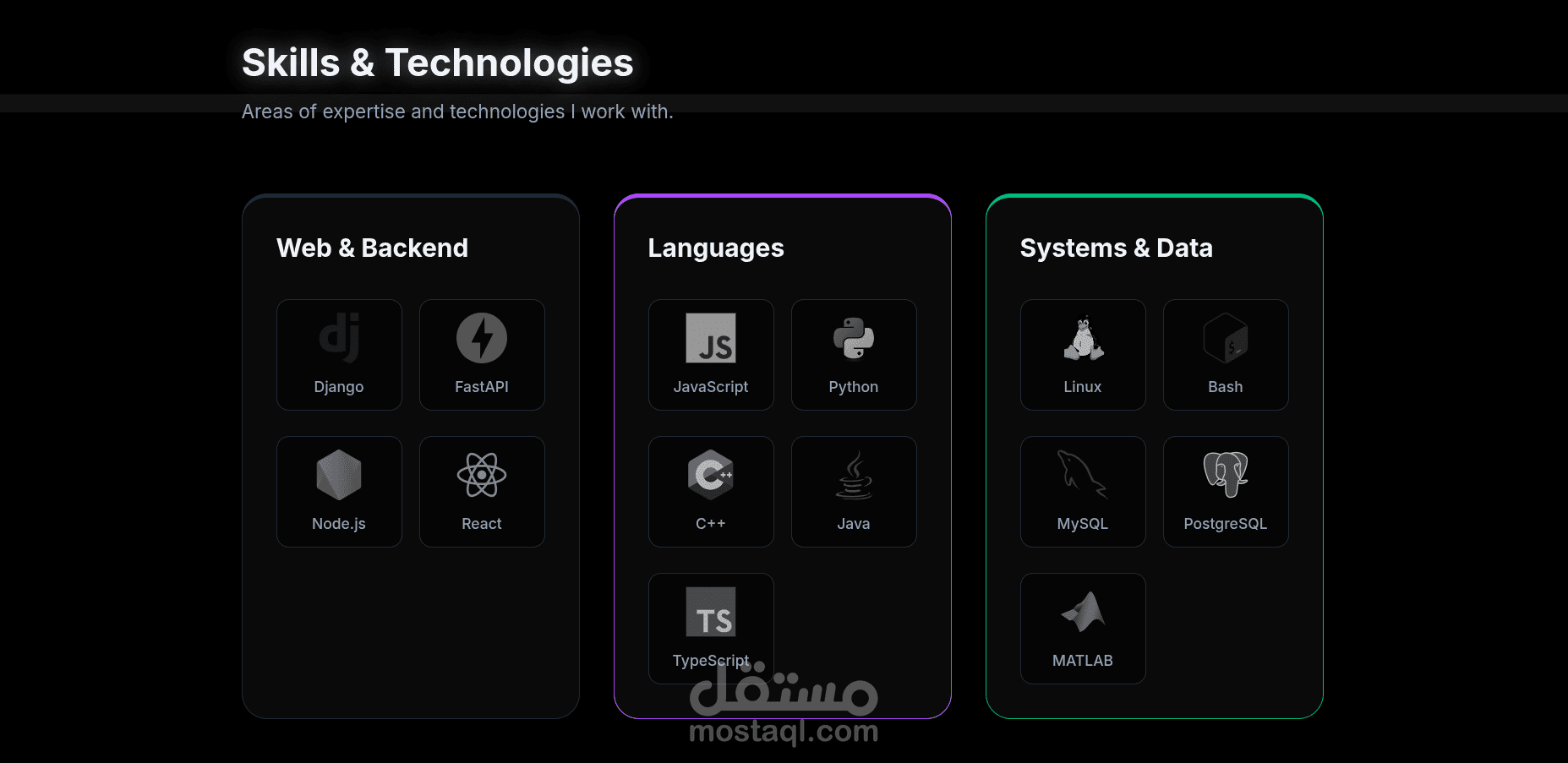 موقع تعريفي احترافي (Portfolio): هويتك الرقمية بتصميم تفاعلي وأداء فائق