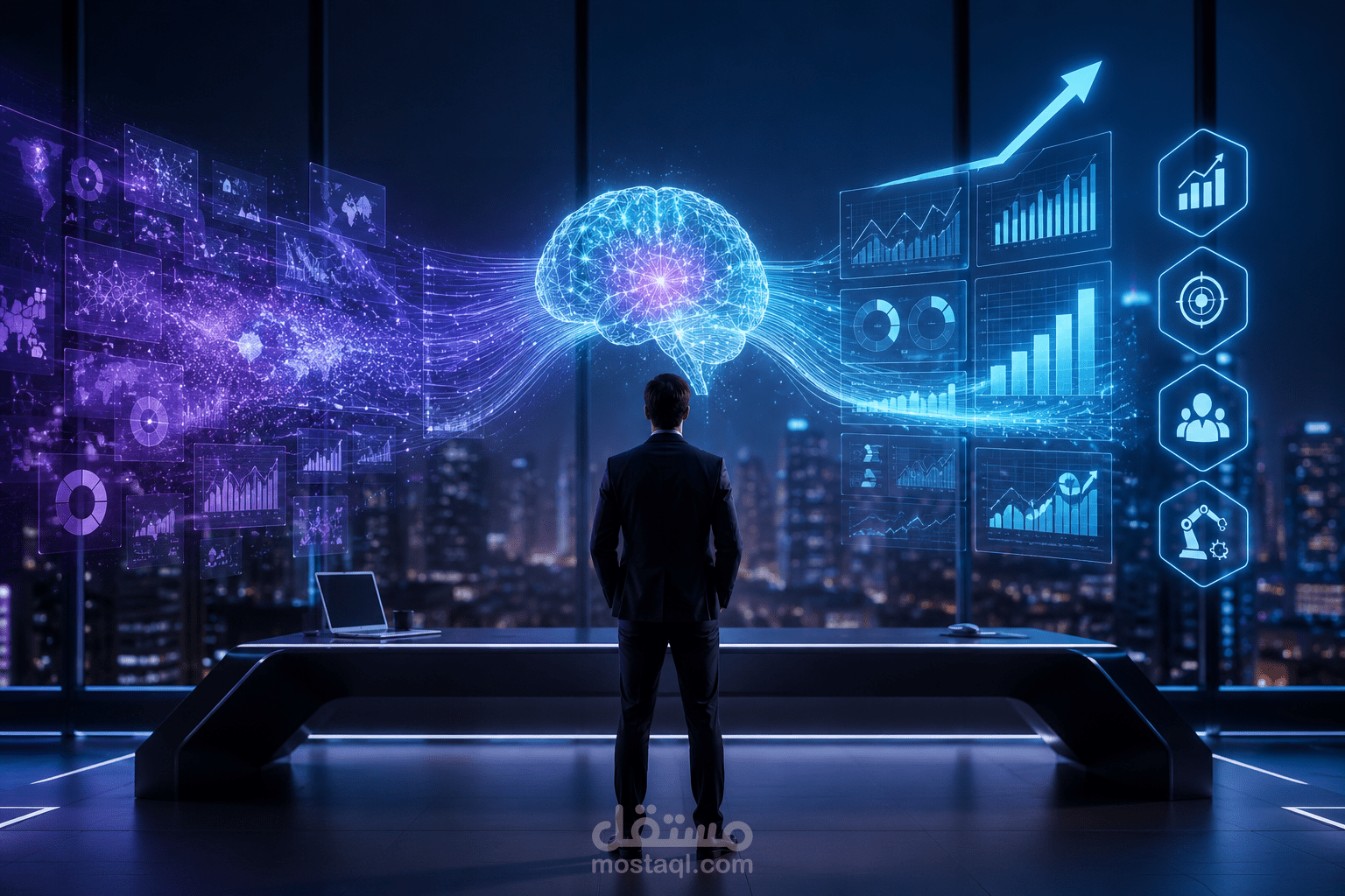 بناء نماذج ذكاء اصطناعي (Machine Learning) مخصصة لنمو أعمالك وتحليل البيانات