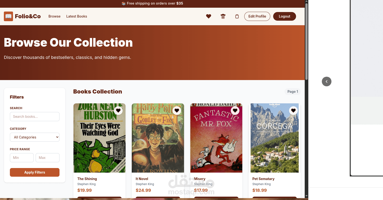 Folio&Co Online book store