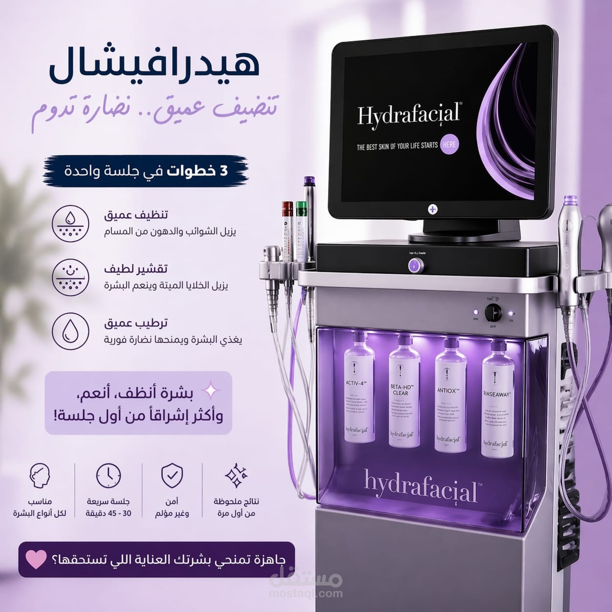 تصميم بوستات لعيادات تجميل