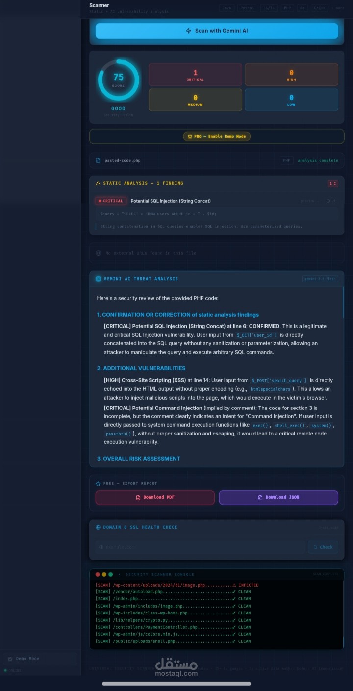 فحص أمني شامل (Penetration Testing) وتأمين متجر إلكتروني ضد ثغرات OWASP