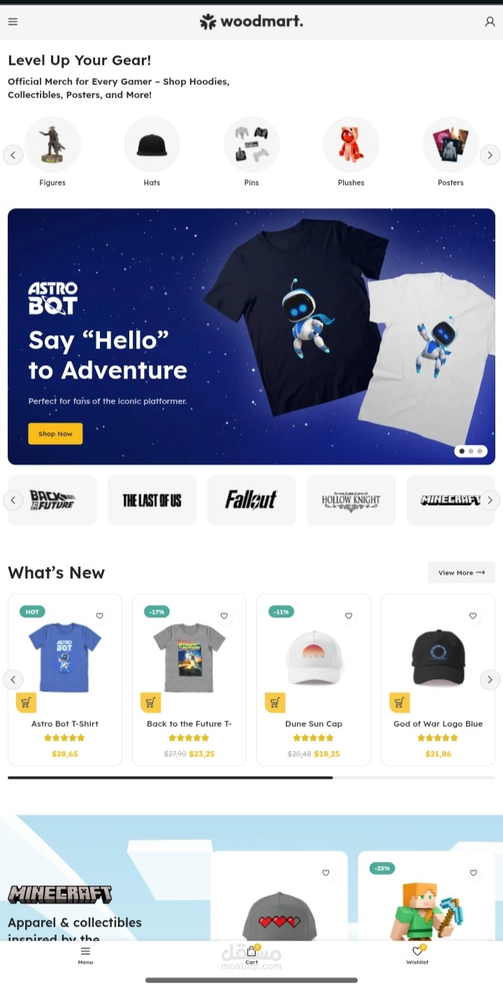 تطوير وبناء متجر إلكتروني متكامل واحترافي باستخدام WordPress و WooCommerce
