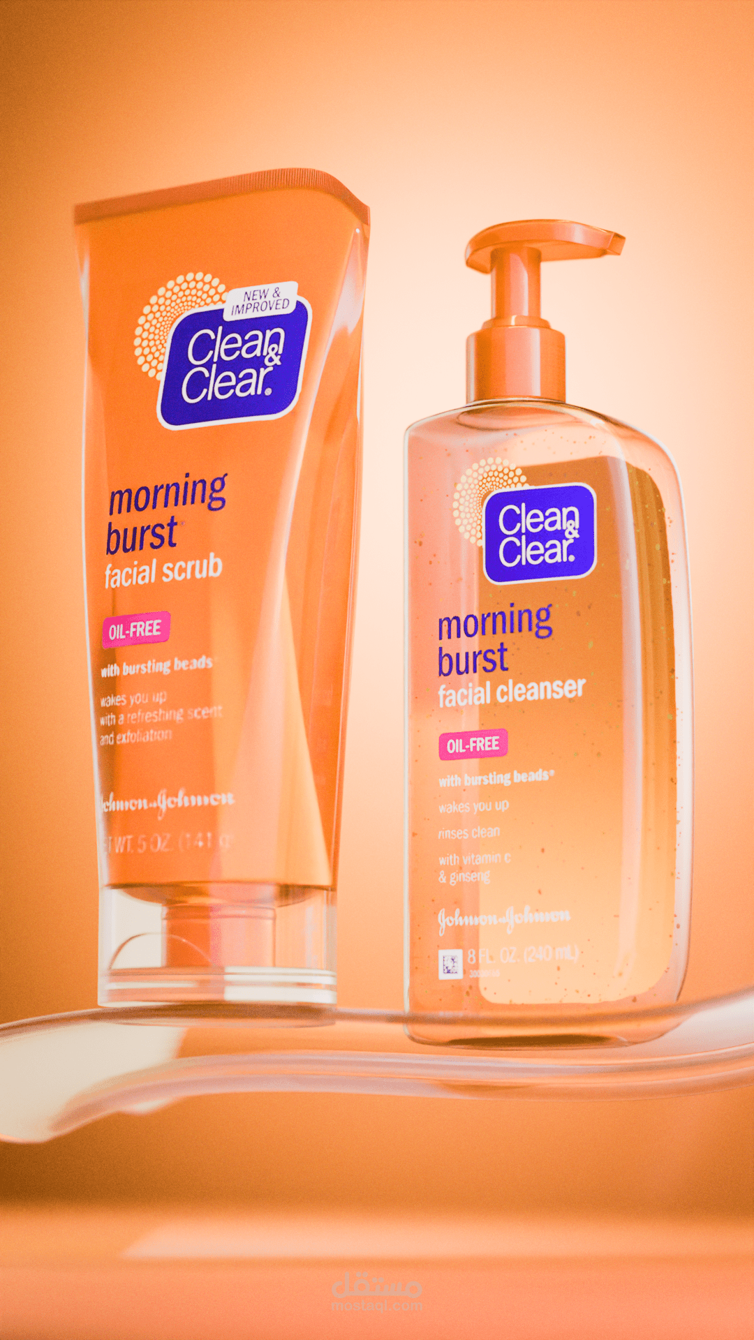 Clean and Clear Morning Burst Render