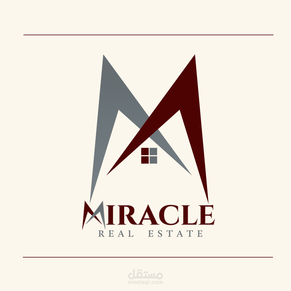 تصميم هوية بصرية متكاملة لشركة "Miracle" للتسويق العقاري