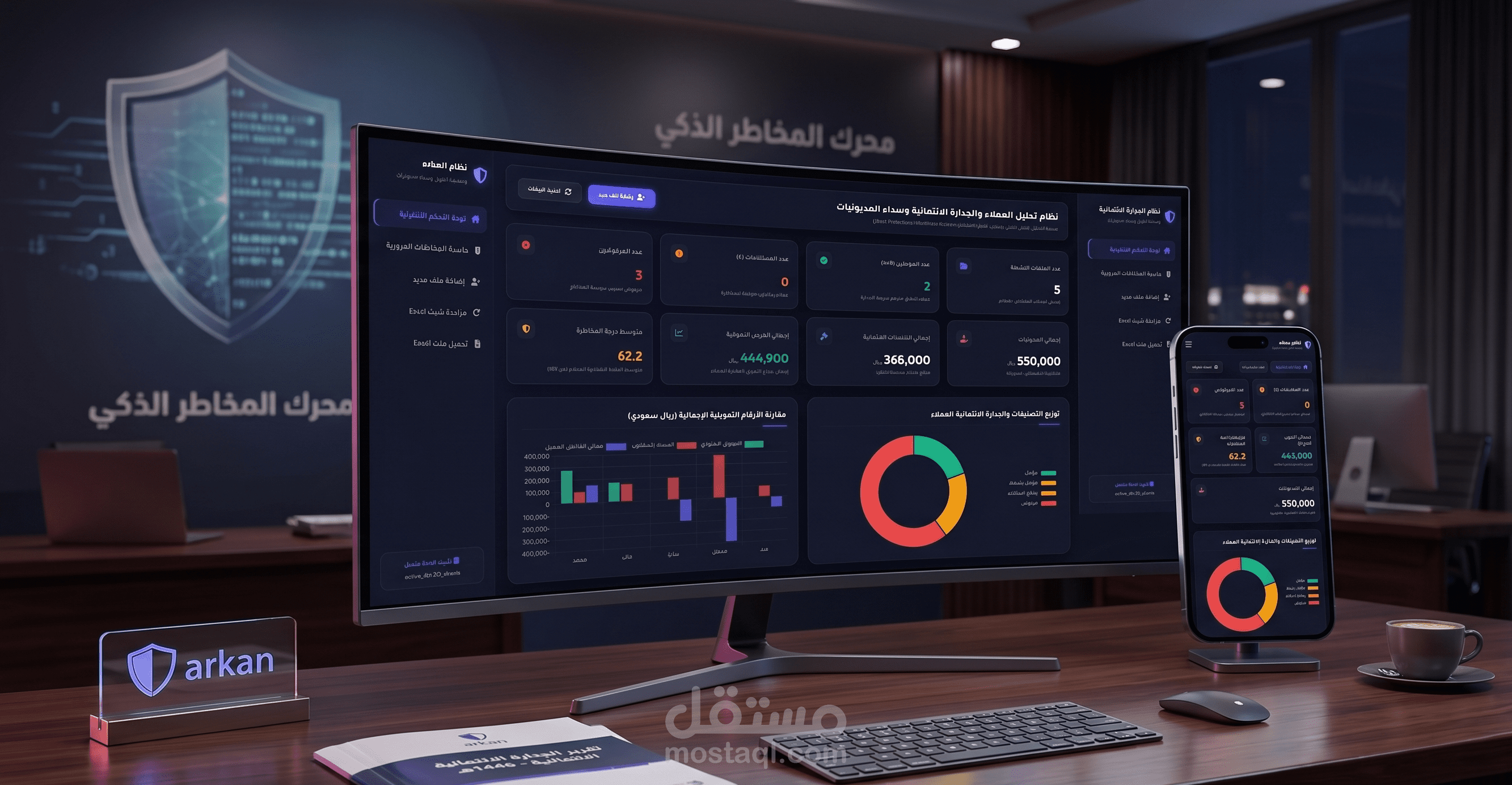 تصميم وتطوير منصة ذكية لتحليل الجدارة الائتمانية وسداد المديونيات