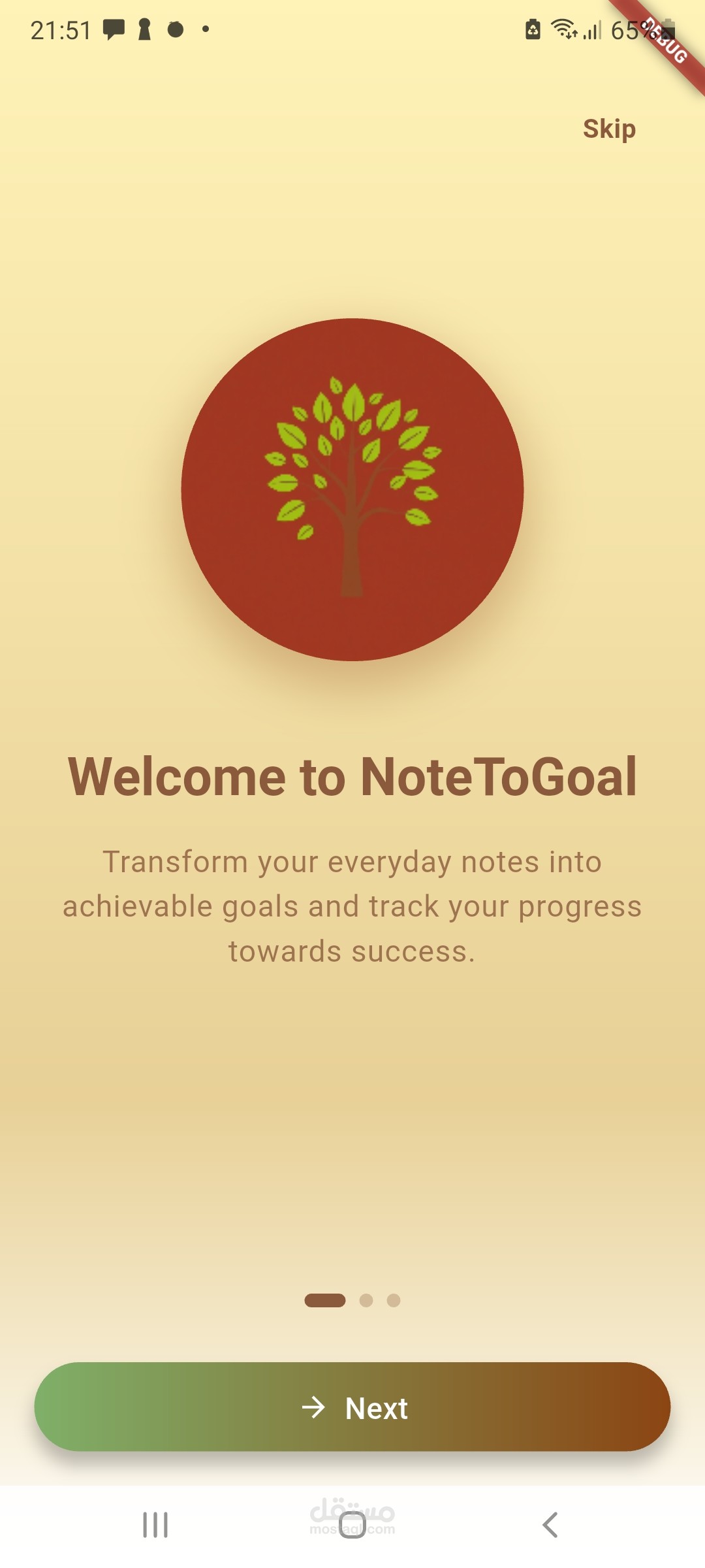Note To Goal