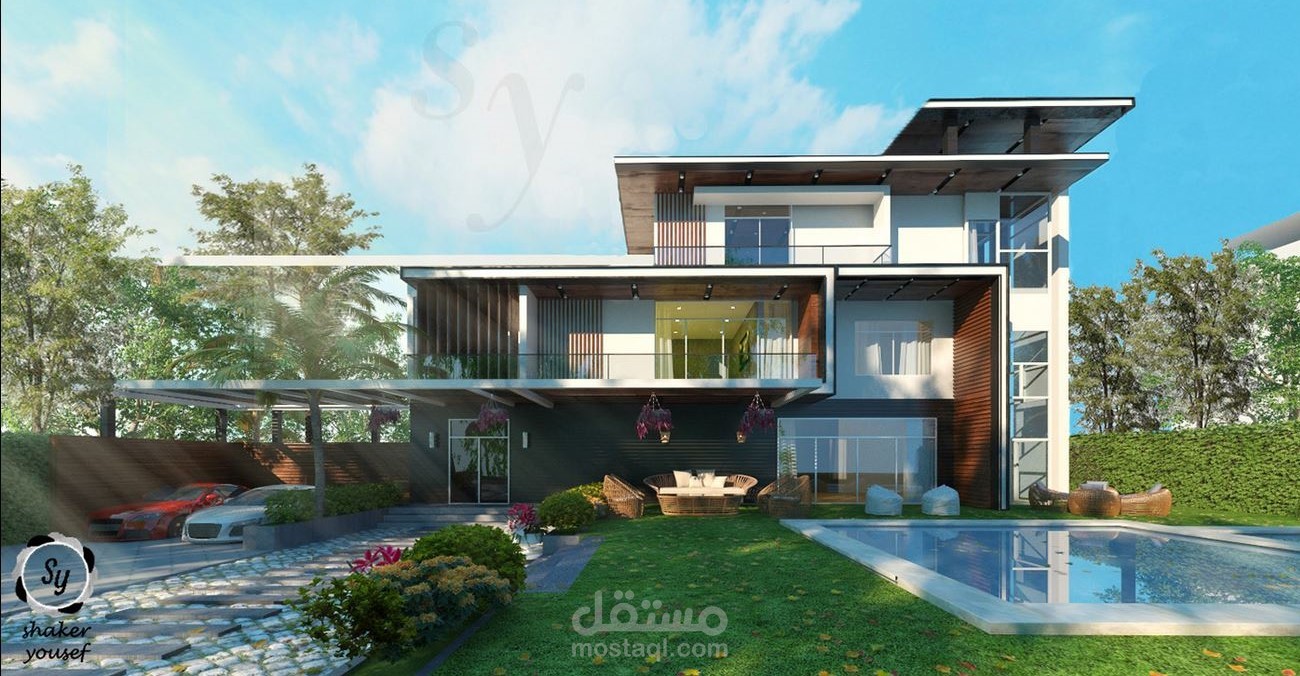 exterior villa project