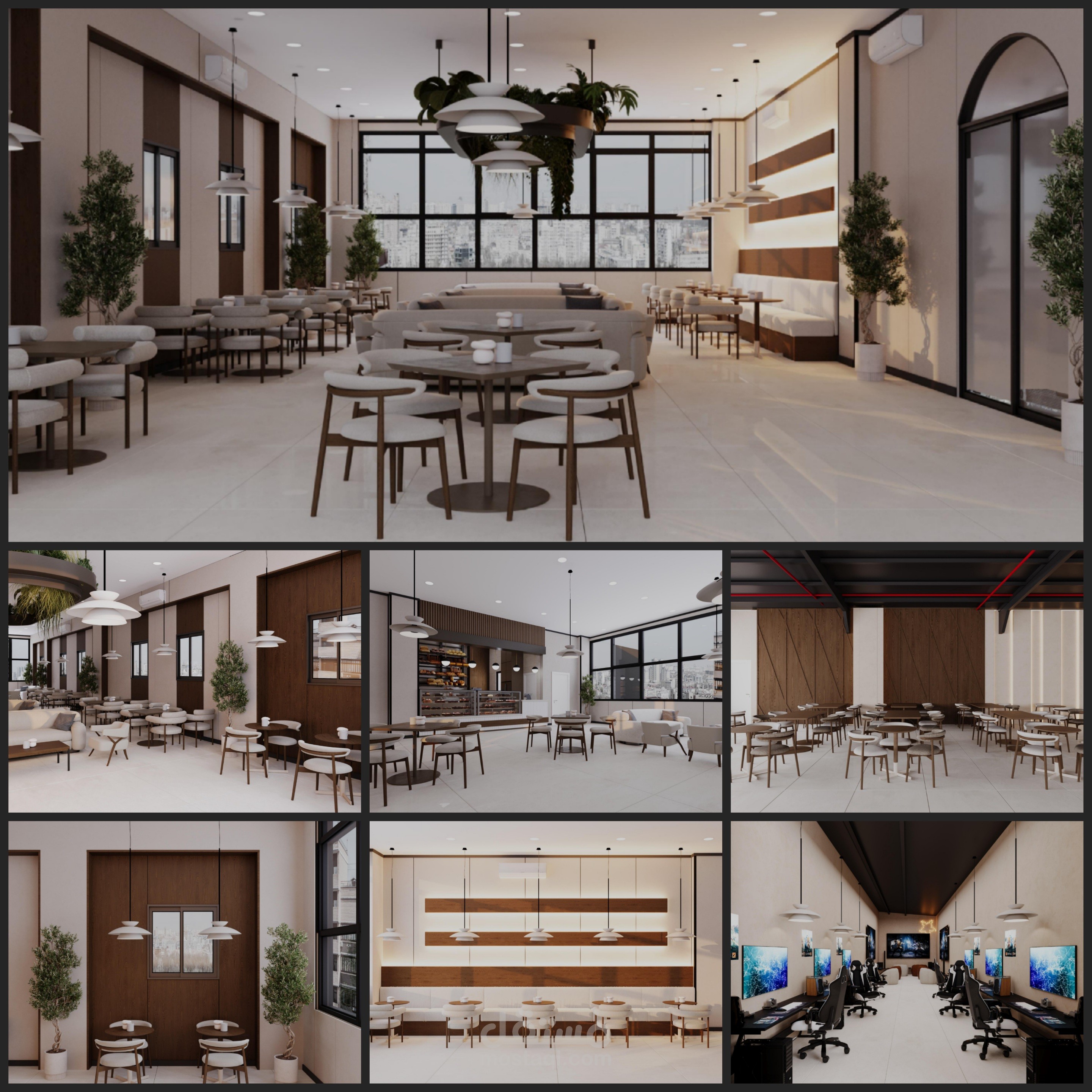 تصميم كافيه (واي مشروع تجاري )
