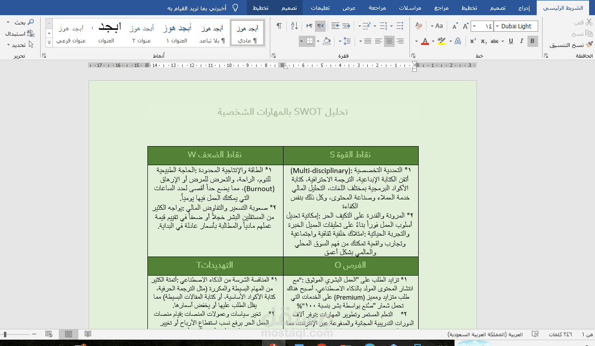 عمل ملفات word  و تحويلها ل pdf