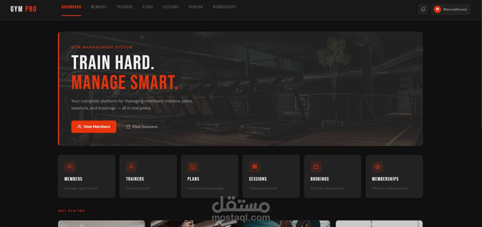 Gym Web Site