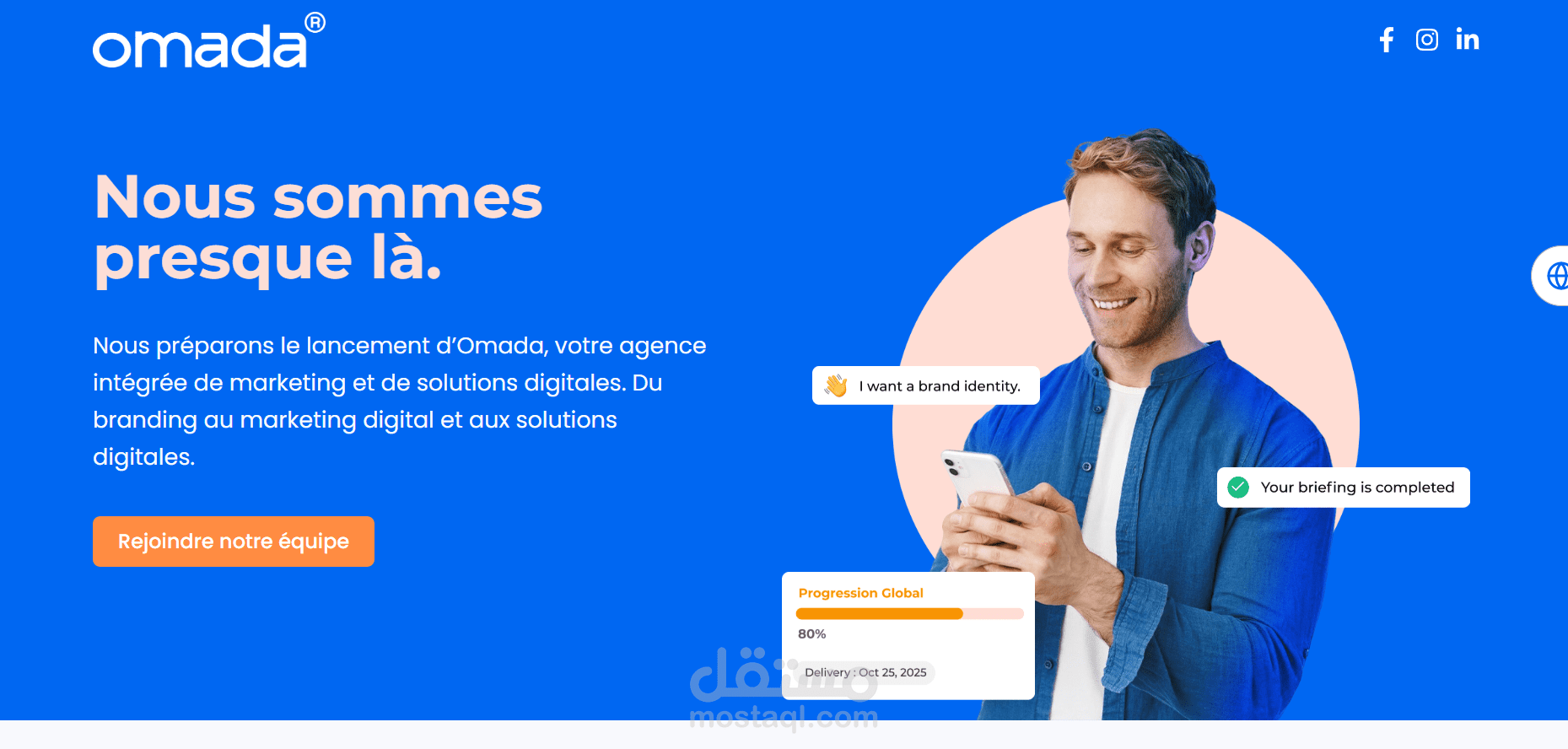 Omada agency Website