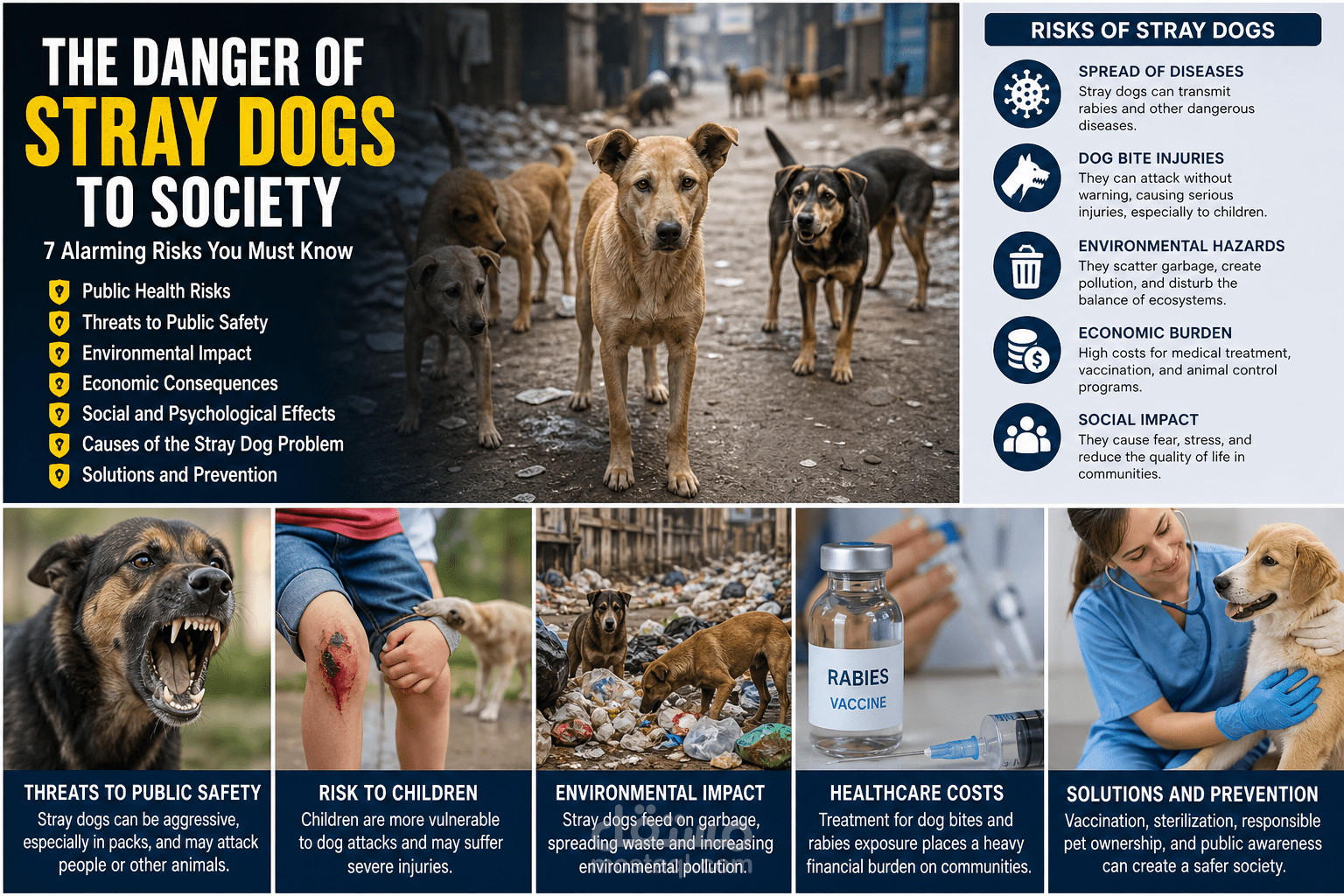The Danger of Stray Dogs to Society