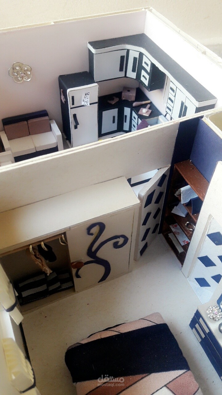 عمل يدوي لتصميم شقة