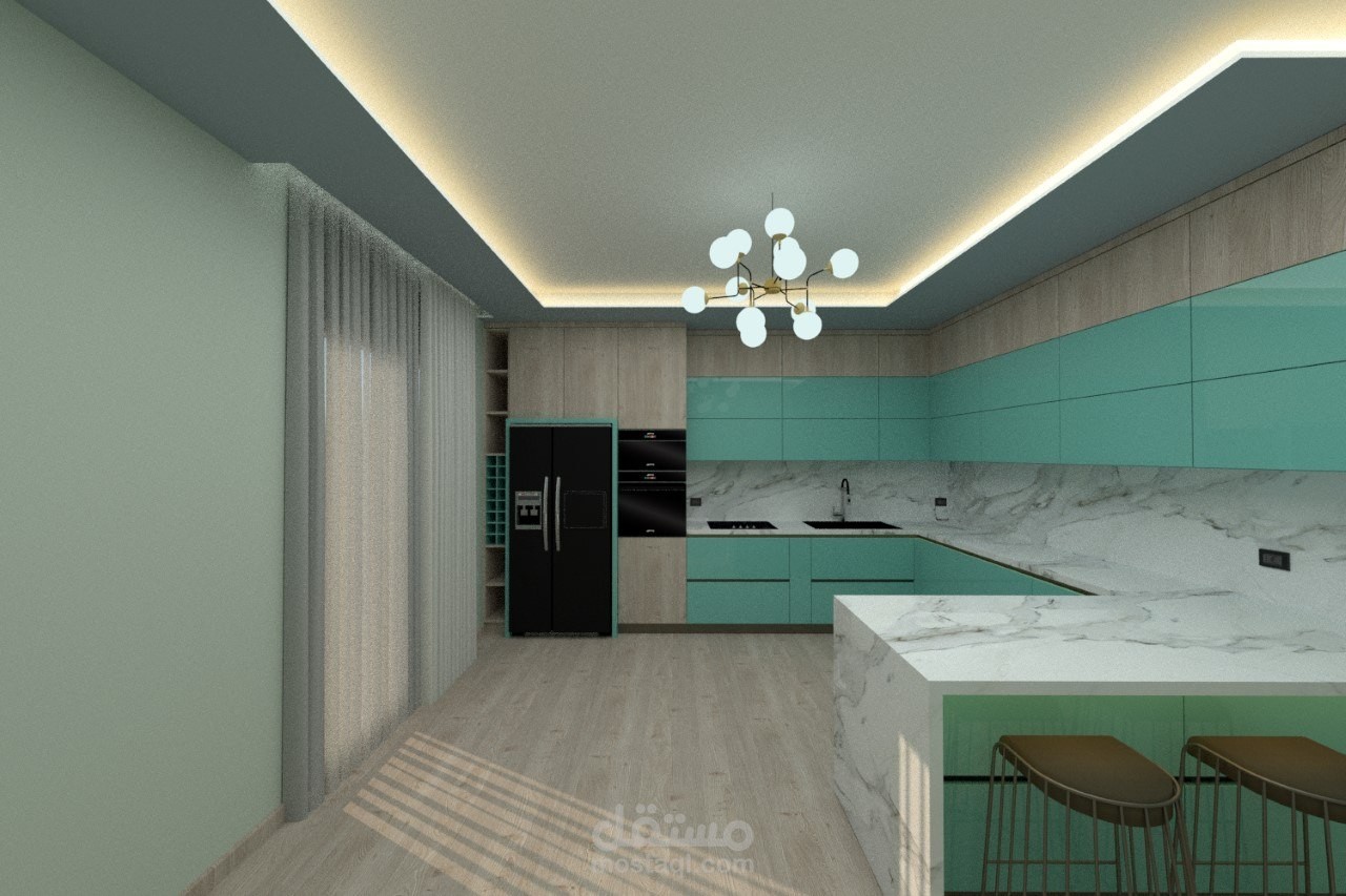 تصميم مطبخ عصري