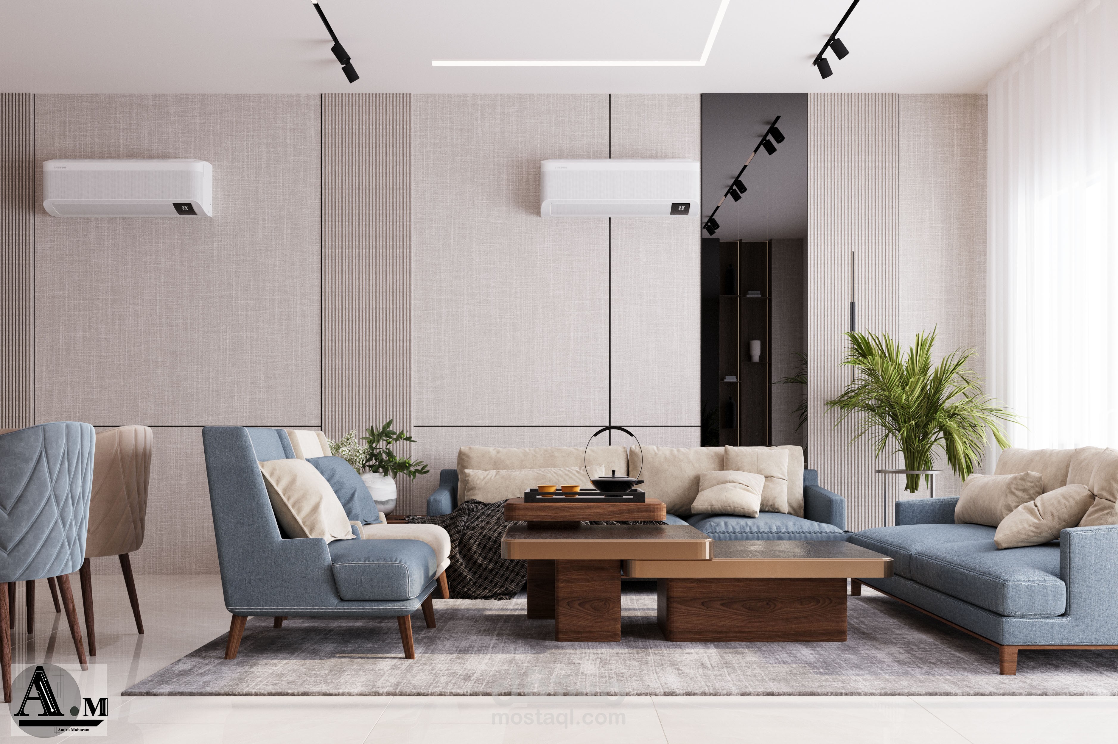 Full Interior Design & Execution | Residential Apartment – Egypt