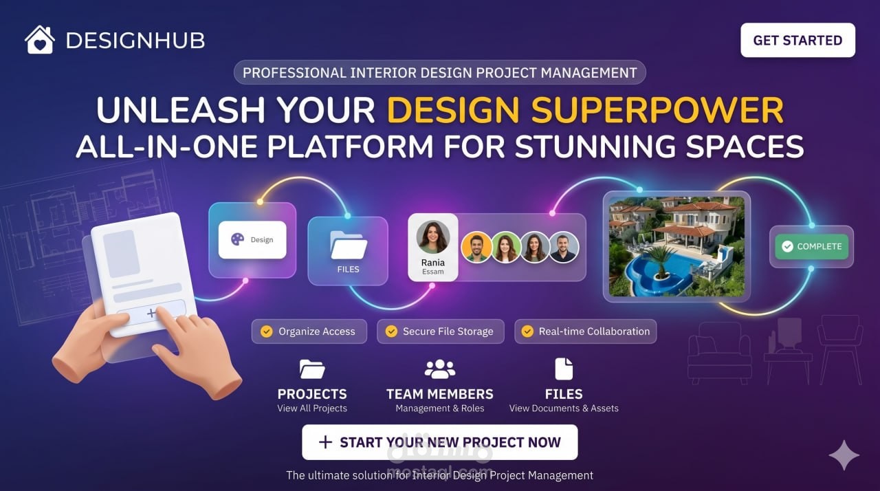 Design Hub –  Interior Design Collaboration and Management System