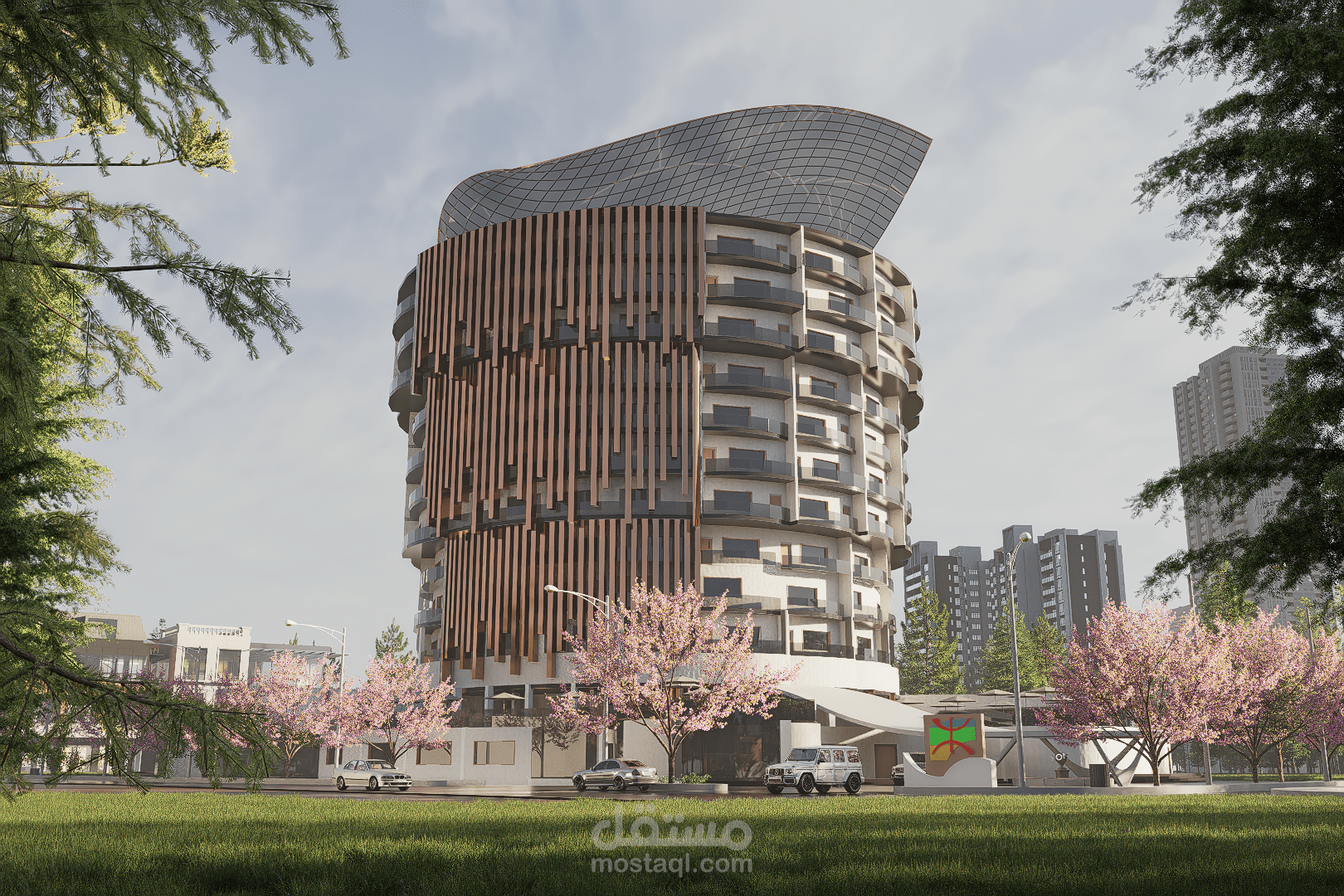 تصميم فندق وسط مدينه