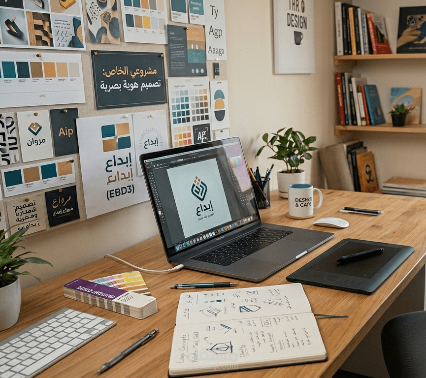 تصميم شعار وهوية بصرية لمشروعك الخاص