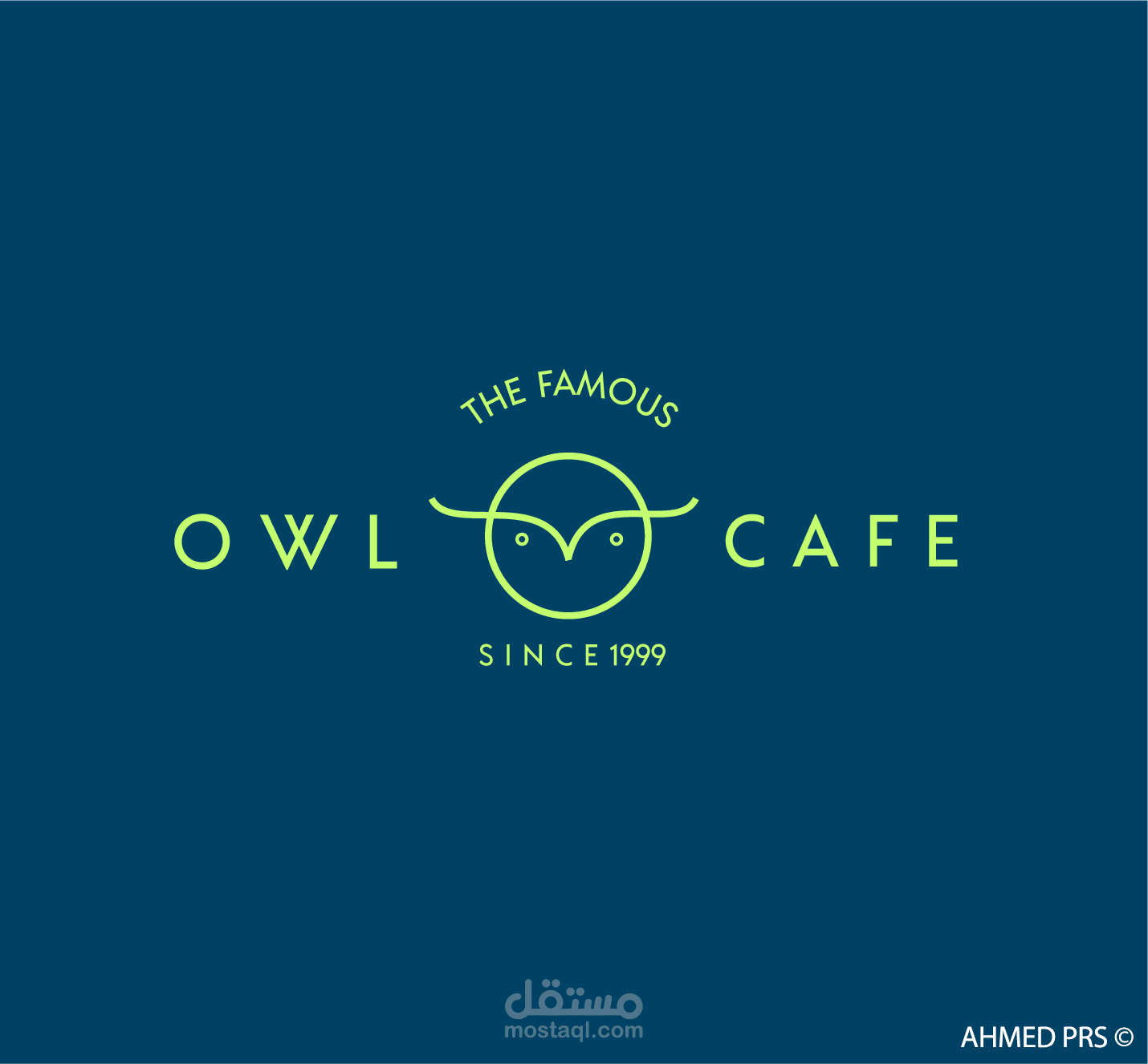 لوجو لمحل وبزنس كارد قهوة تعاملت معه في منصة اجنبية