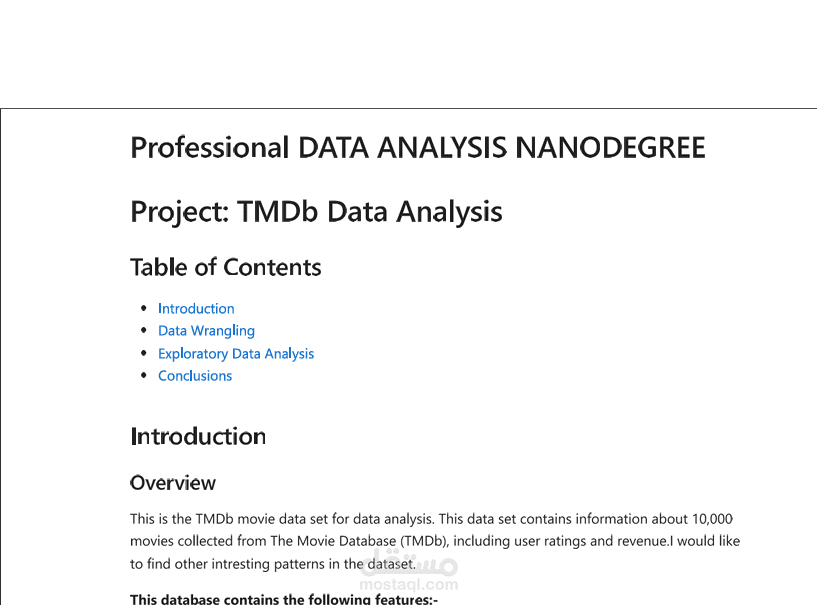 Movies Database Analysis
