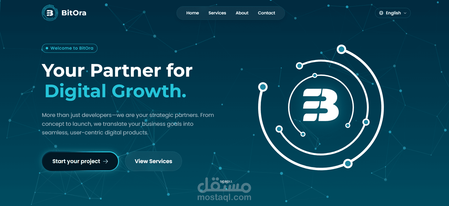 موقع لشركة برمجية BitOra