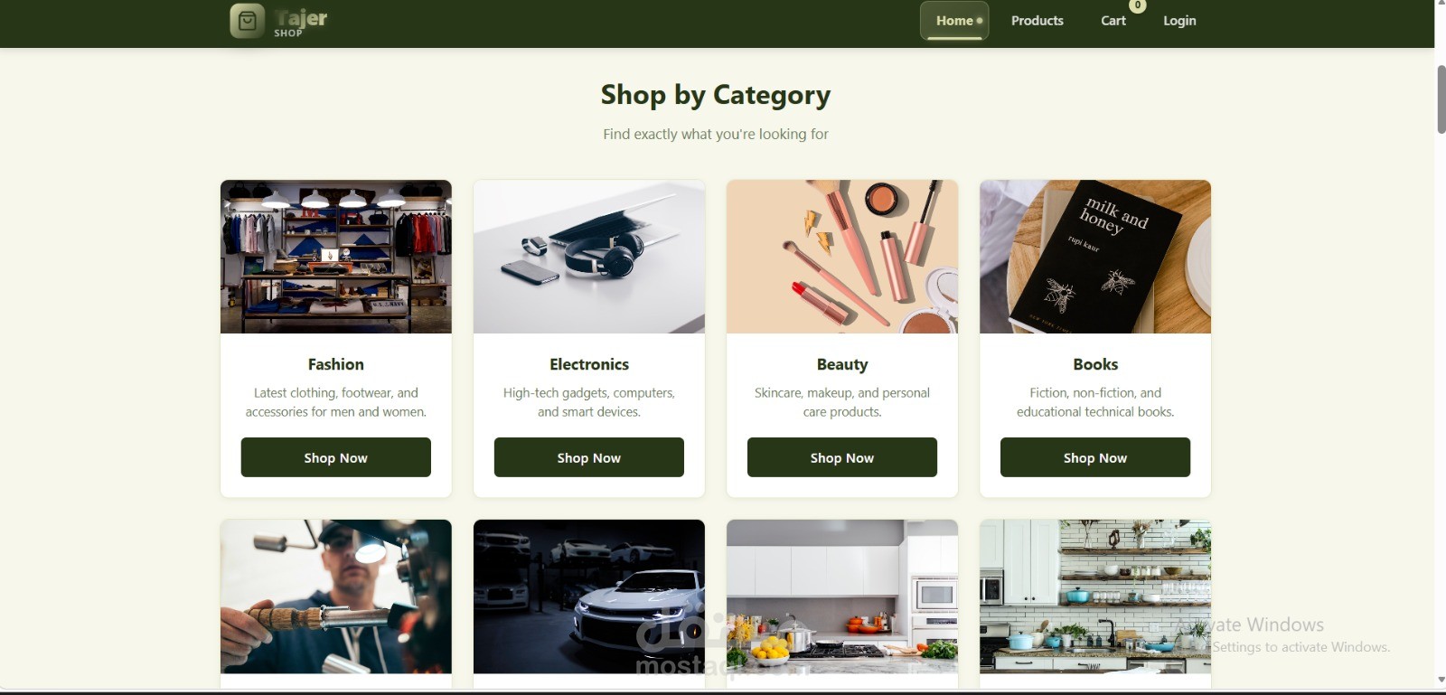 ُTajer - Egyptian E-Commerce Store