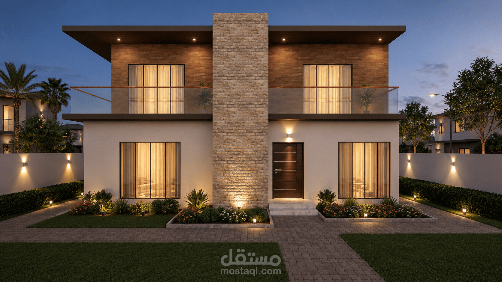 تصميم فيلا عصرية بمدينة اكادير