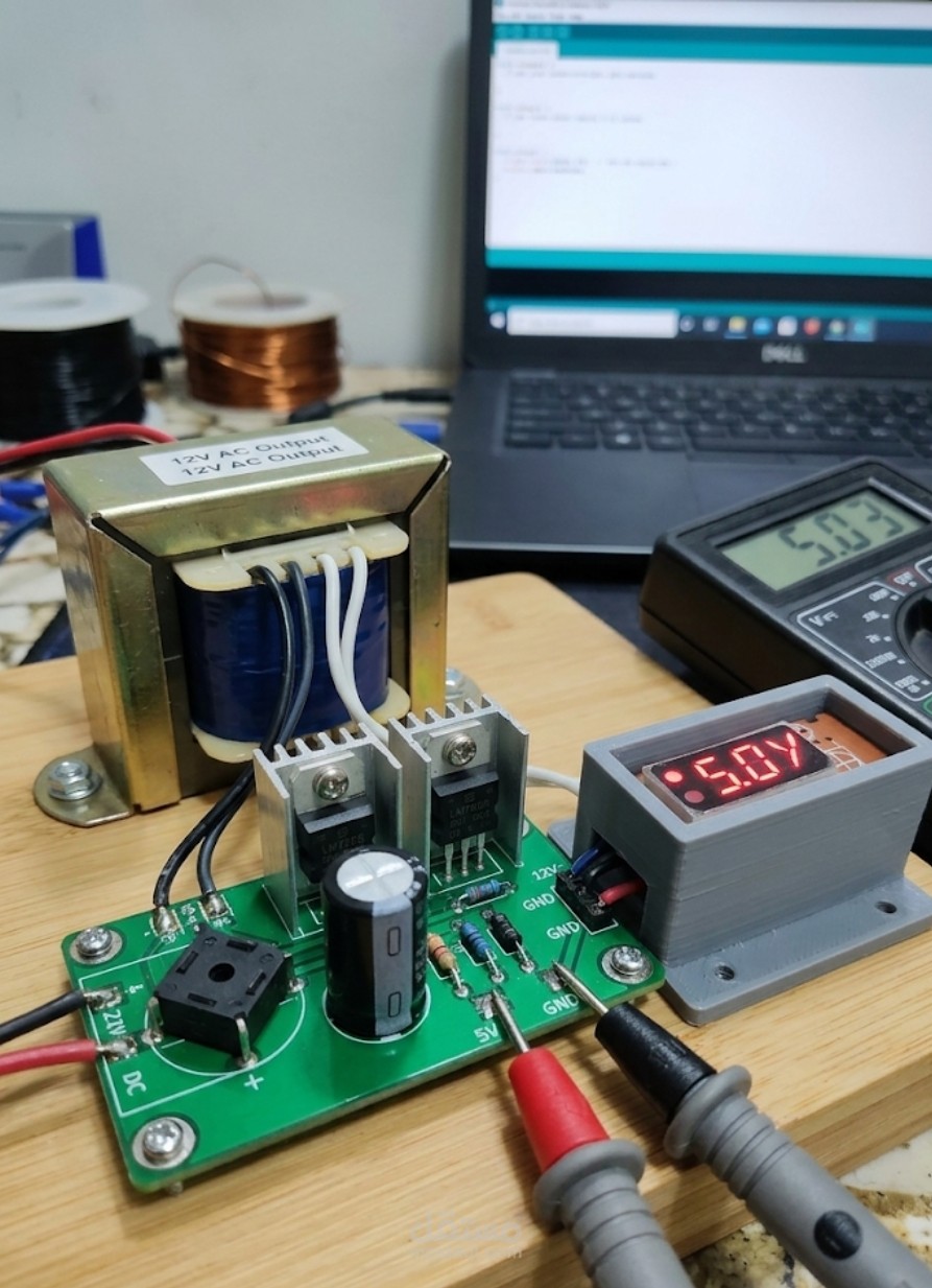 تصميم وبرمجة نظام عداد رقمي باستخدام ESP32 وشاشة 7-Segment