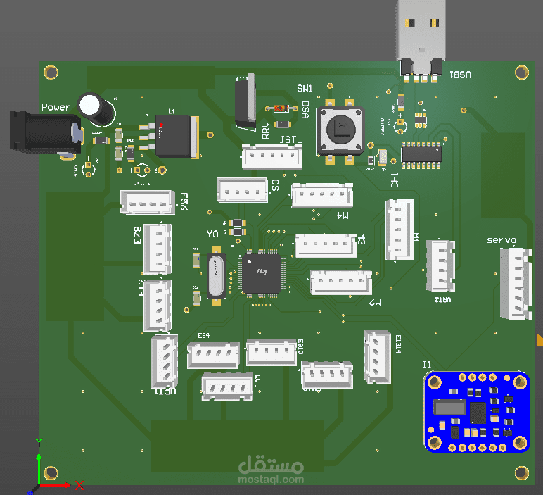Control PCB for a Mobile Robot