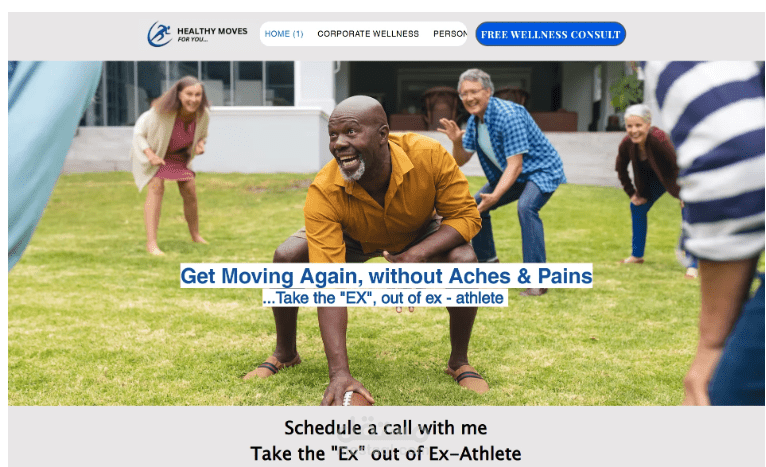HealthyMovesForYou - Website and Funnel Project