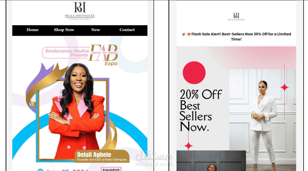Engaging Email Campaigns & Newsletter Designs.