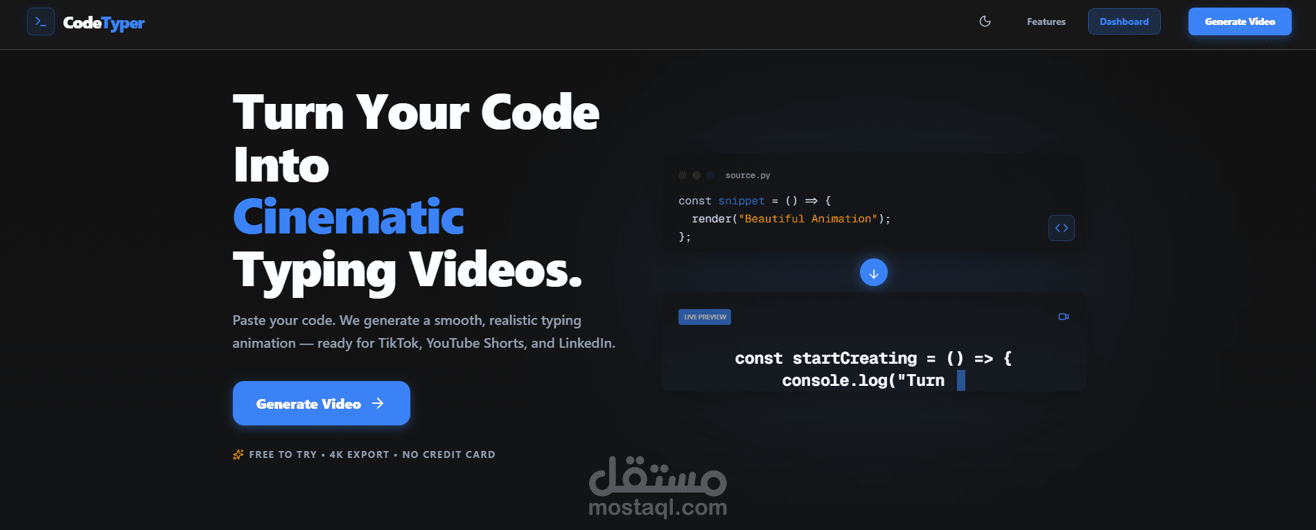 CodeToVideo