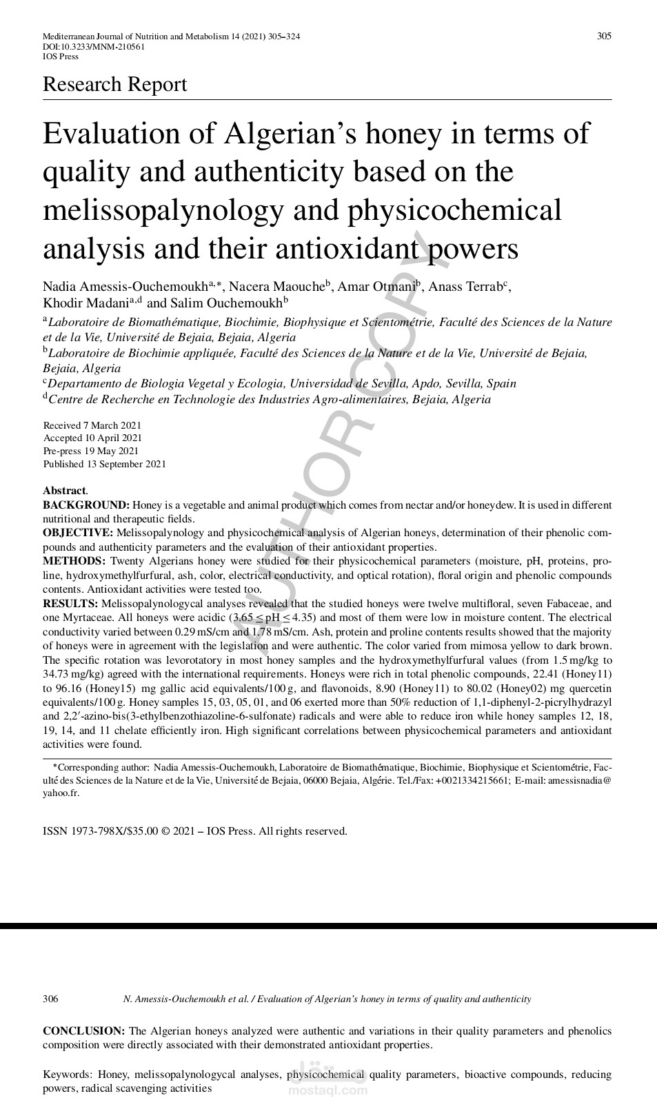 article scientifique