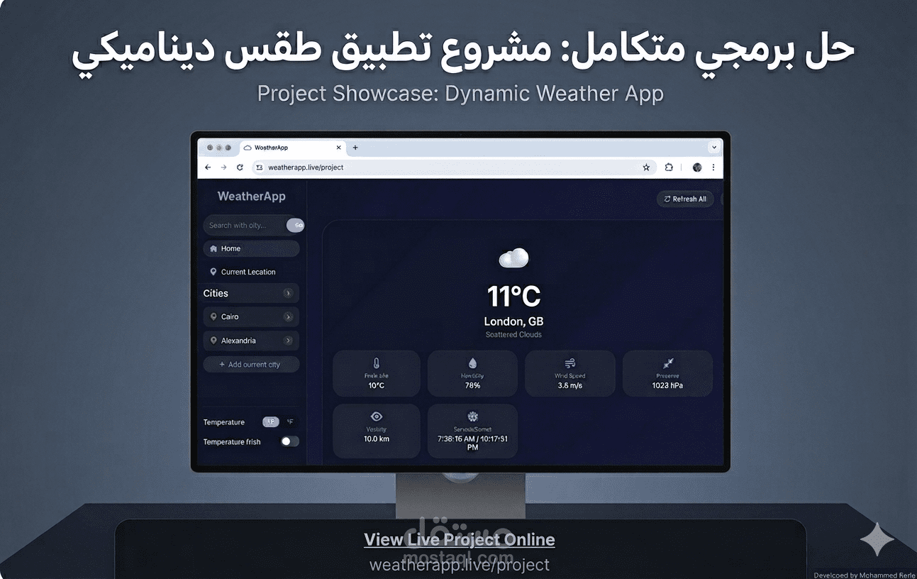 Weather & Maps Dashboard