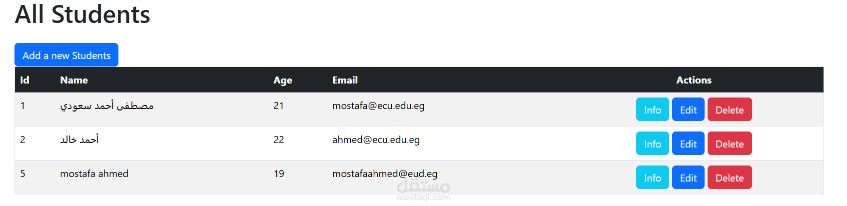 نظام متكامل لإدارة الجامعات باستخدام ASP.NET Core MVC