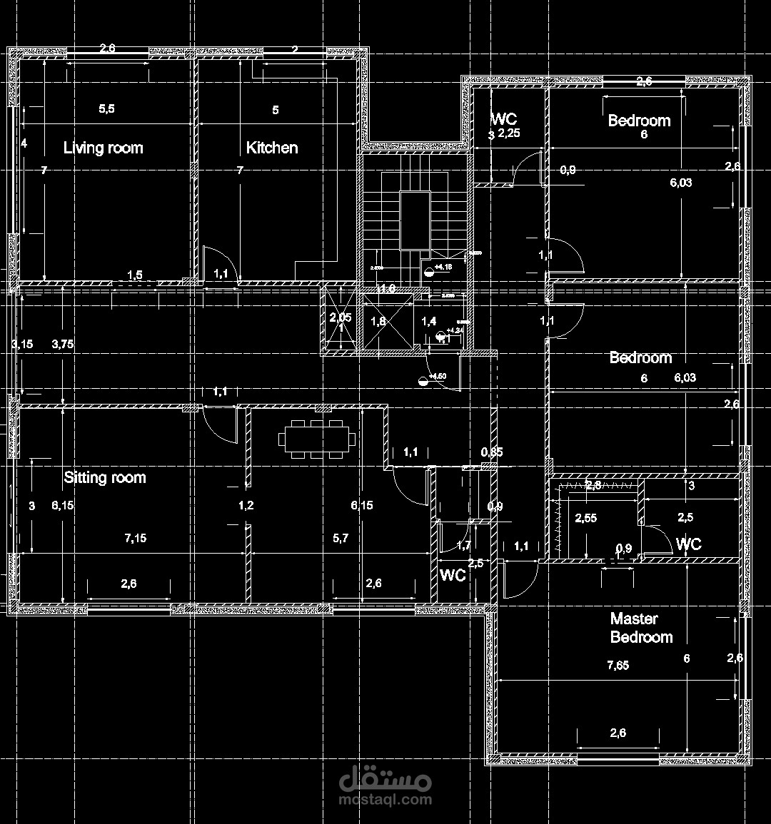 الرسومات التنفيذية والتصميم المعماري والداخلي