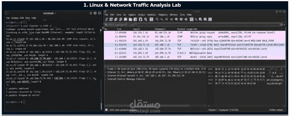 Linux & Network Traffic Analysis Lab