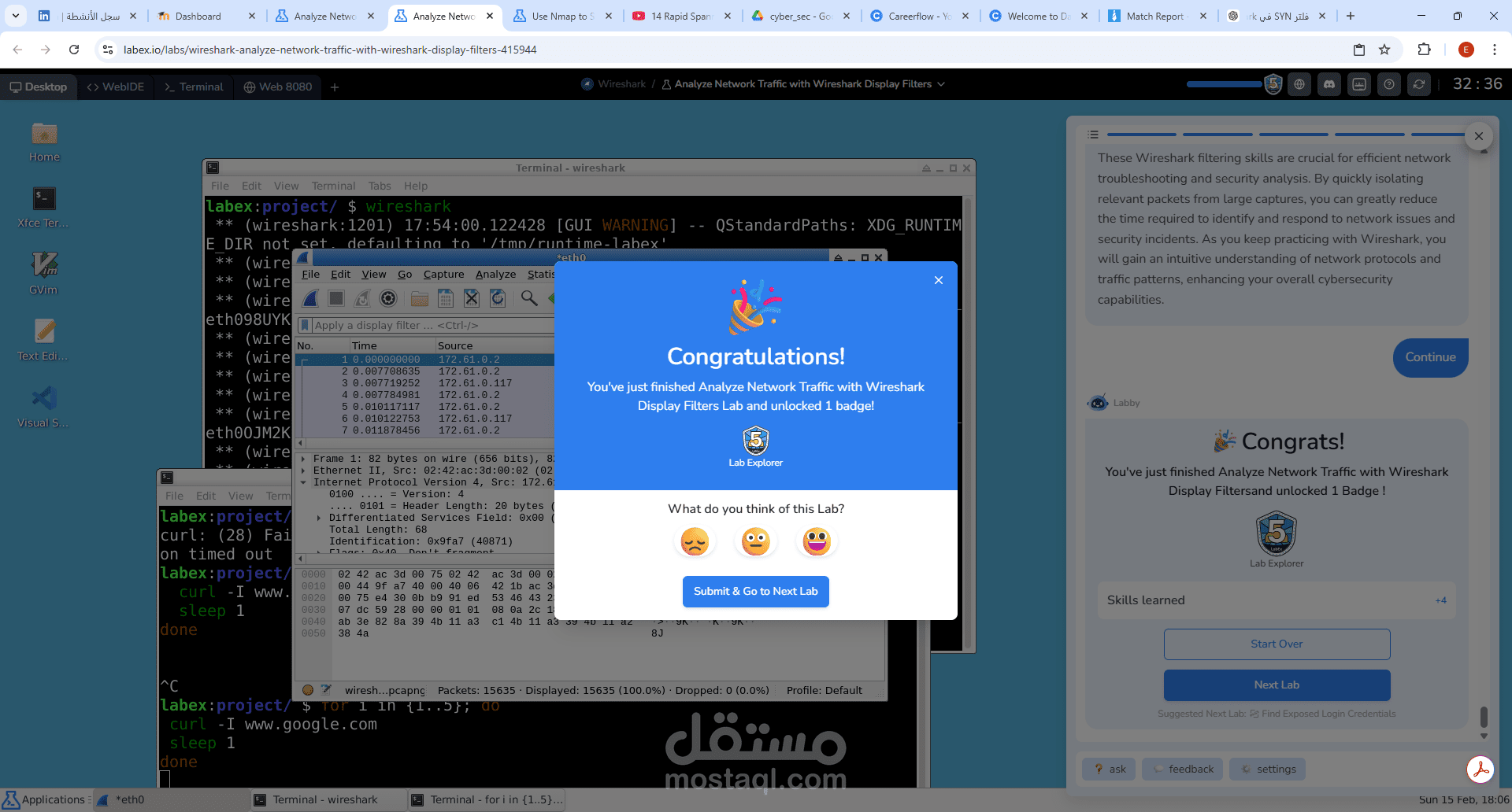 أداة لفحص الشبكات