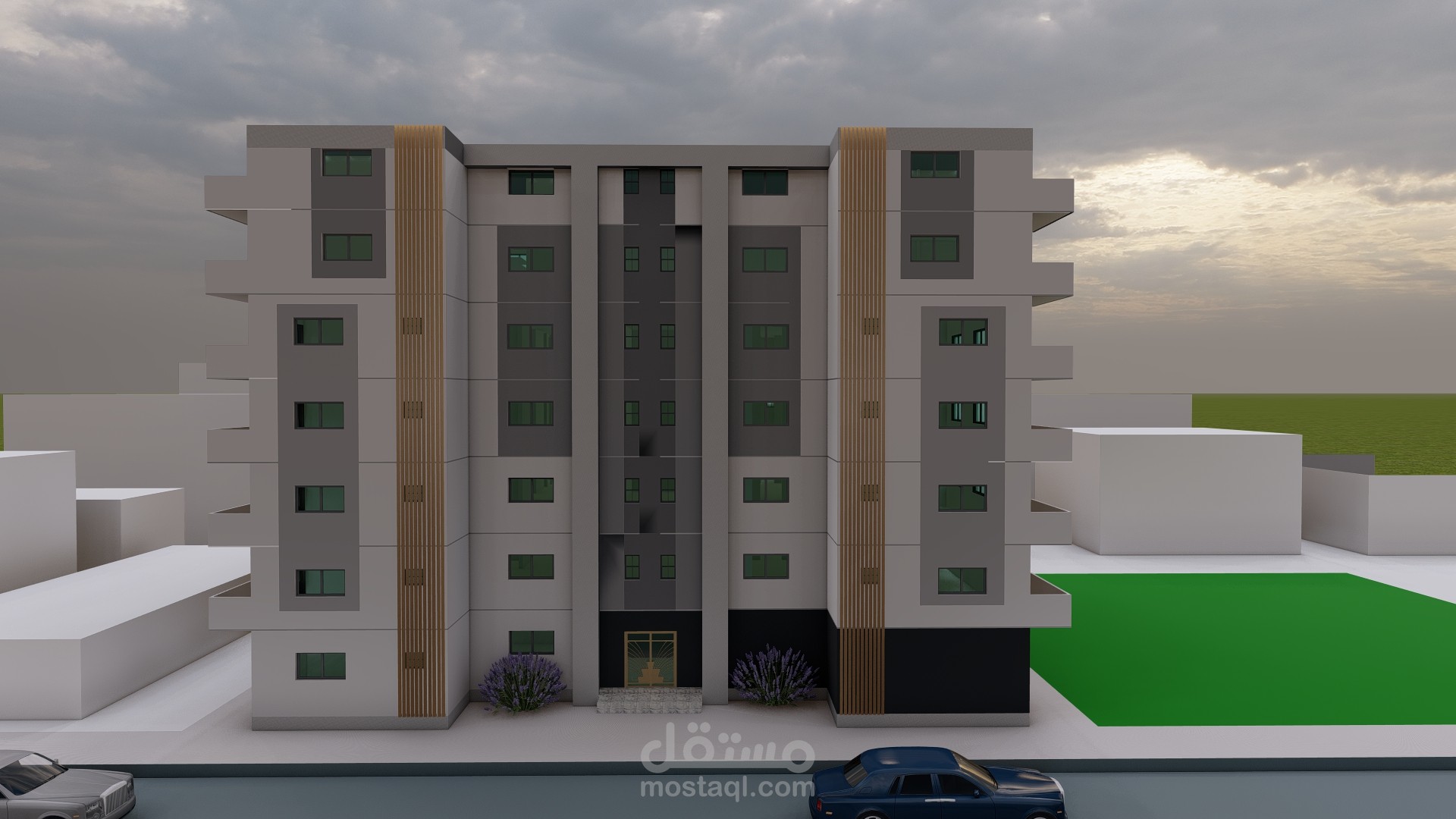 تصميم عمارة سكنية