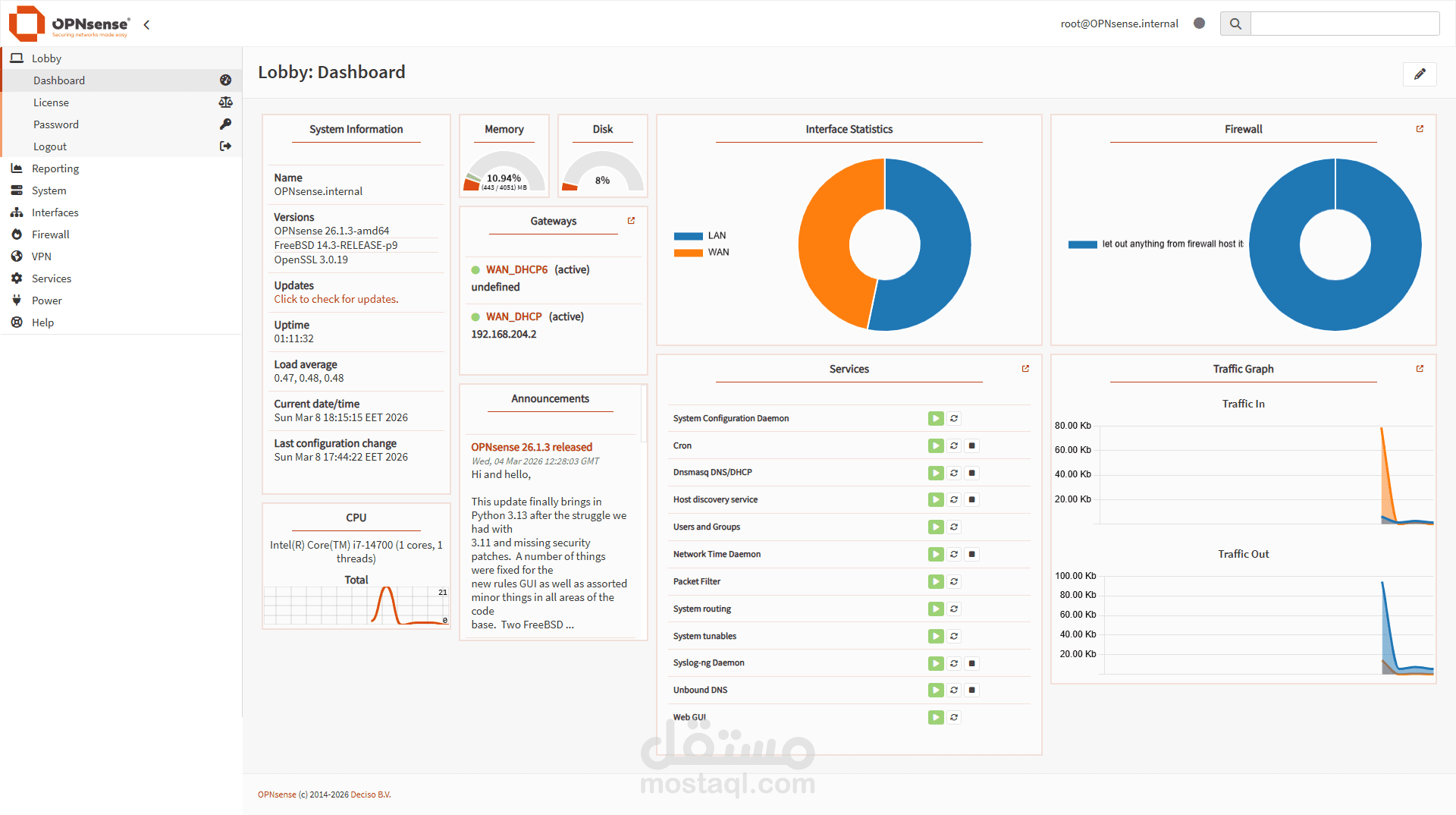 OPNsense Firewall