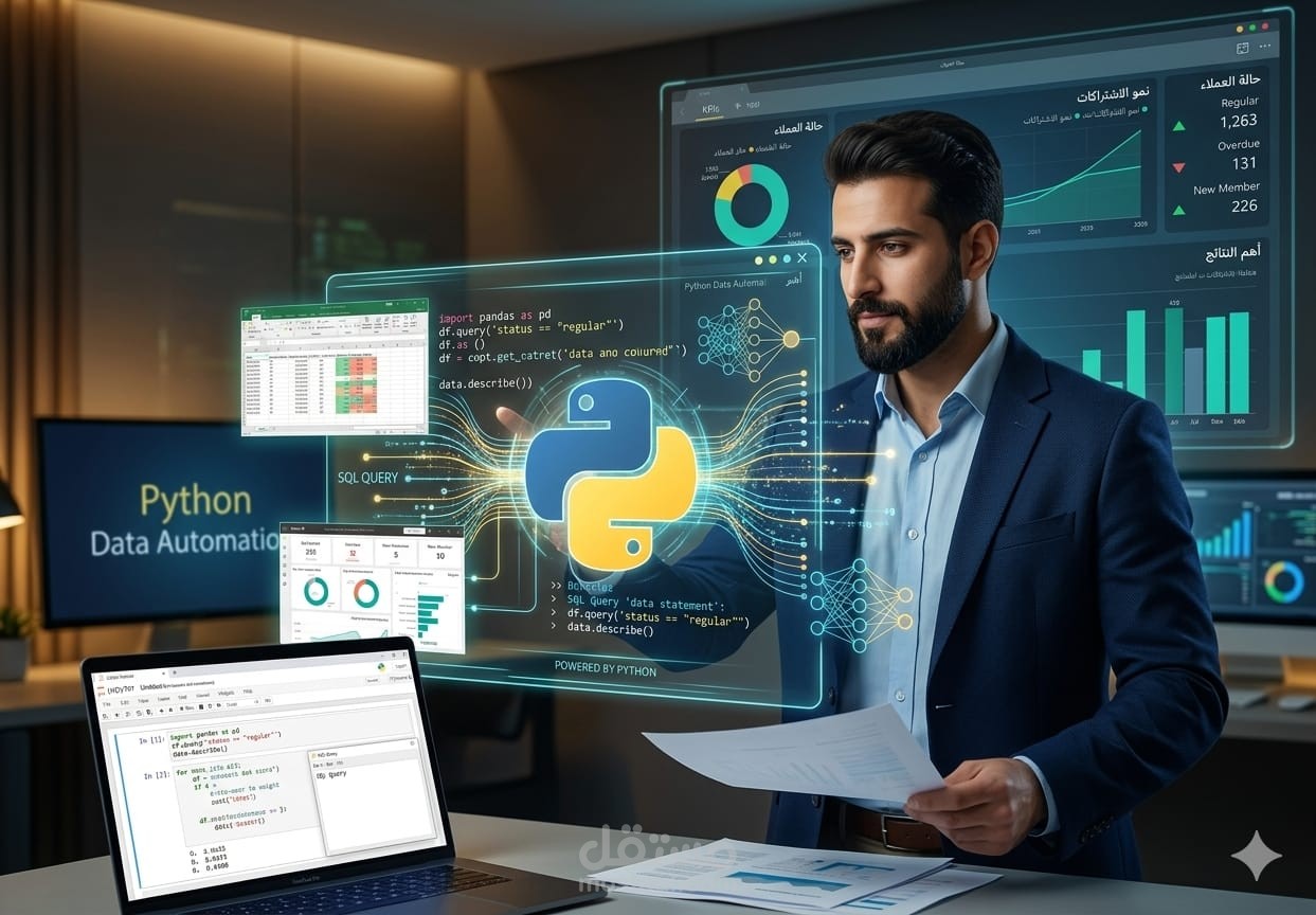 تحليل وتنظيف البيانات الضخمة باستخدام لغة Python ومكاتبها