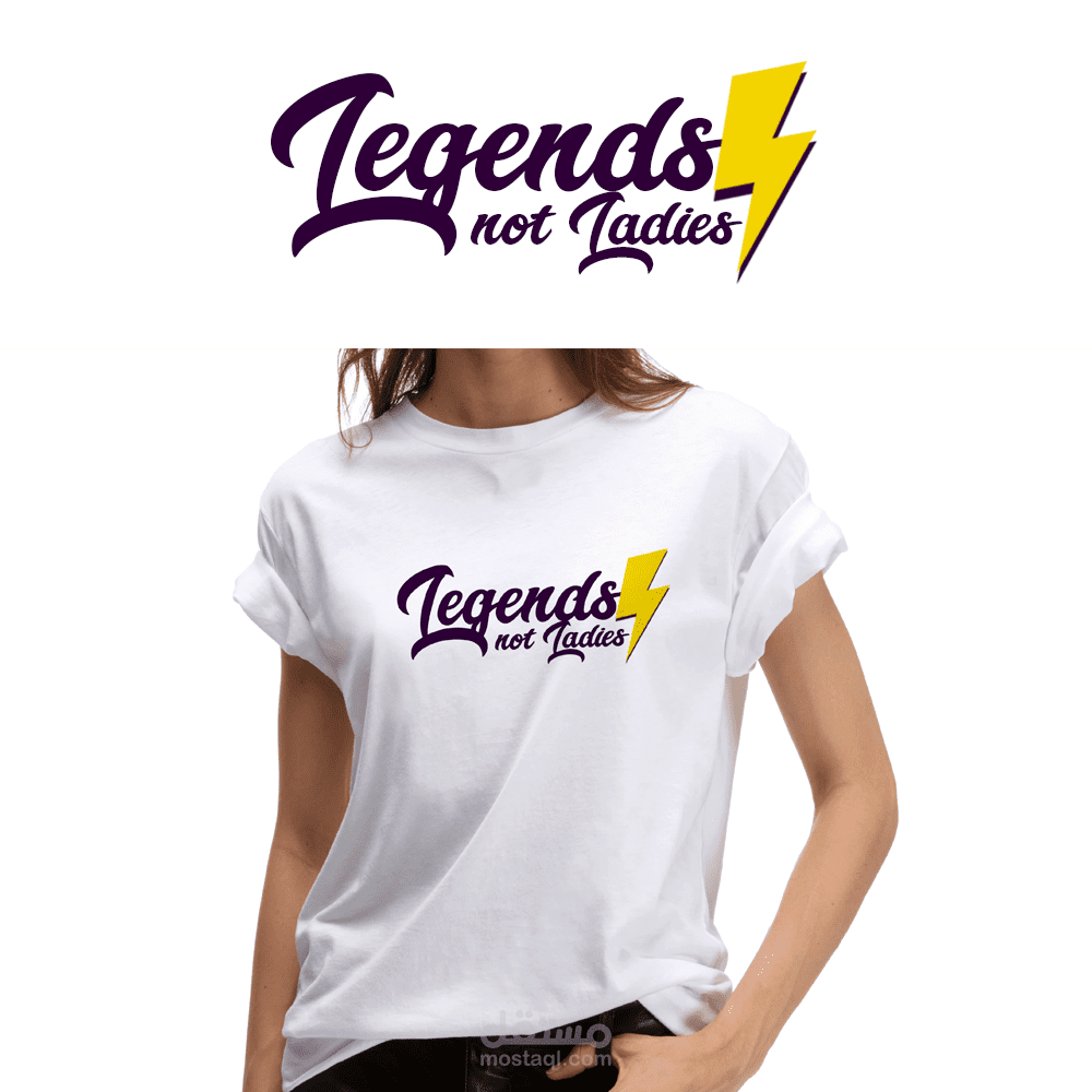 Legends not ladies شعار