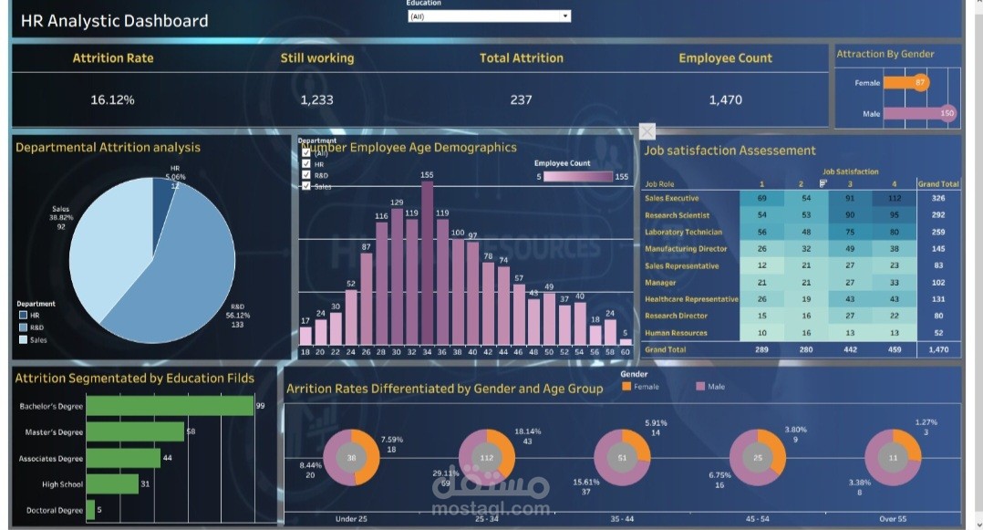 Strategic HR Insights & Departmental Analysis