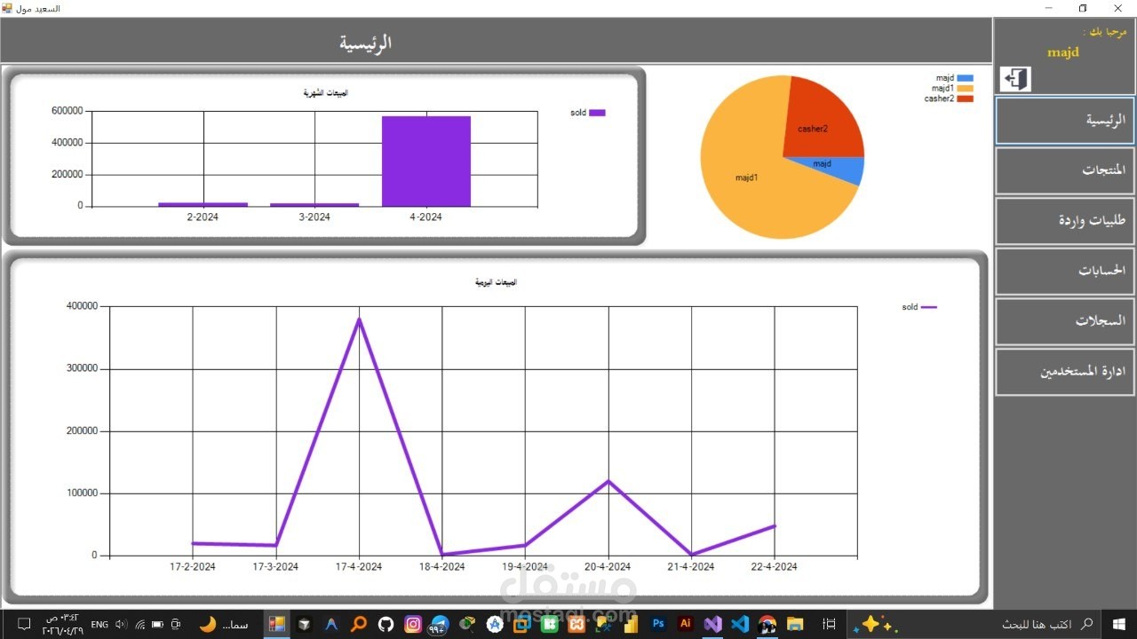 نظام لإدارة مول تجاري