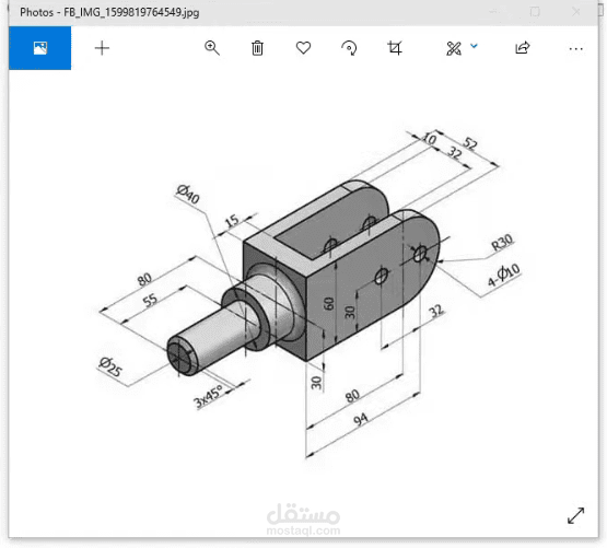 مهندس تصميم ميكانيكي ومصمم نماذج 3D باستخدام SolidWorks