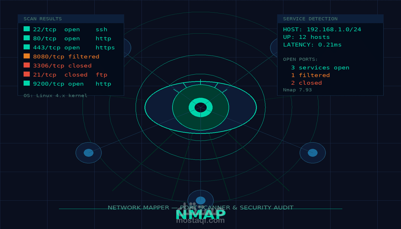 خدمة فحص الشبكات (Nmap Scan)
